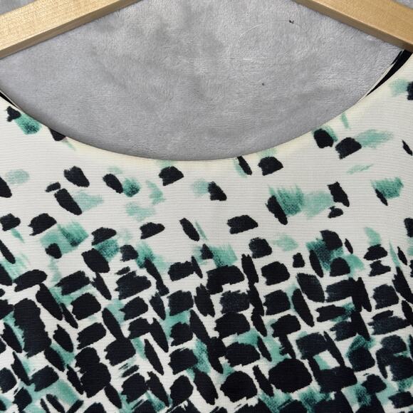 Brooks Brothers Dress Womens 6 Short Sleeve Fitted Printed Sheath Work Office - Picture 15 of 15